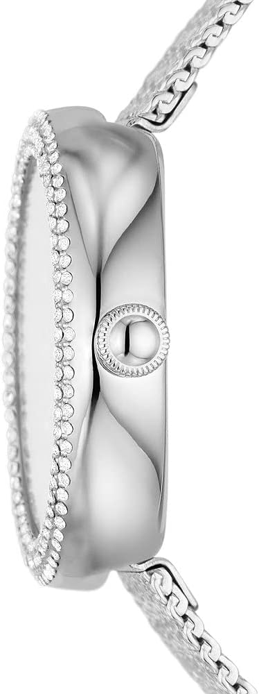 EMPORIO ARMANI TWO-HAND STAINLESS STEEL WATCH-AR11380