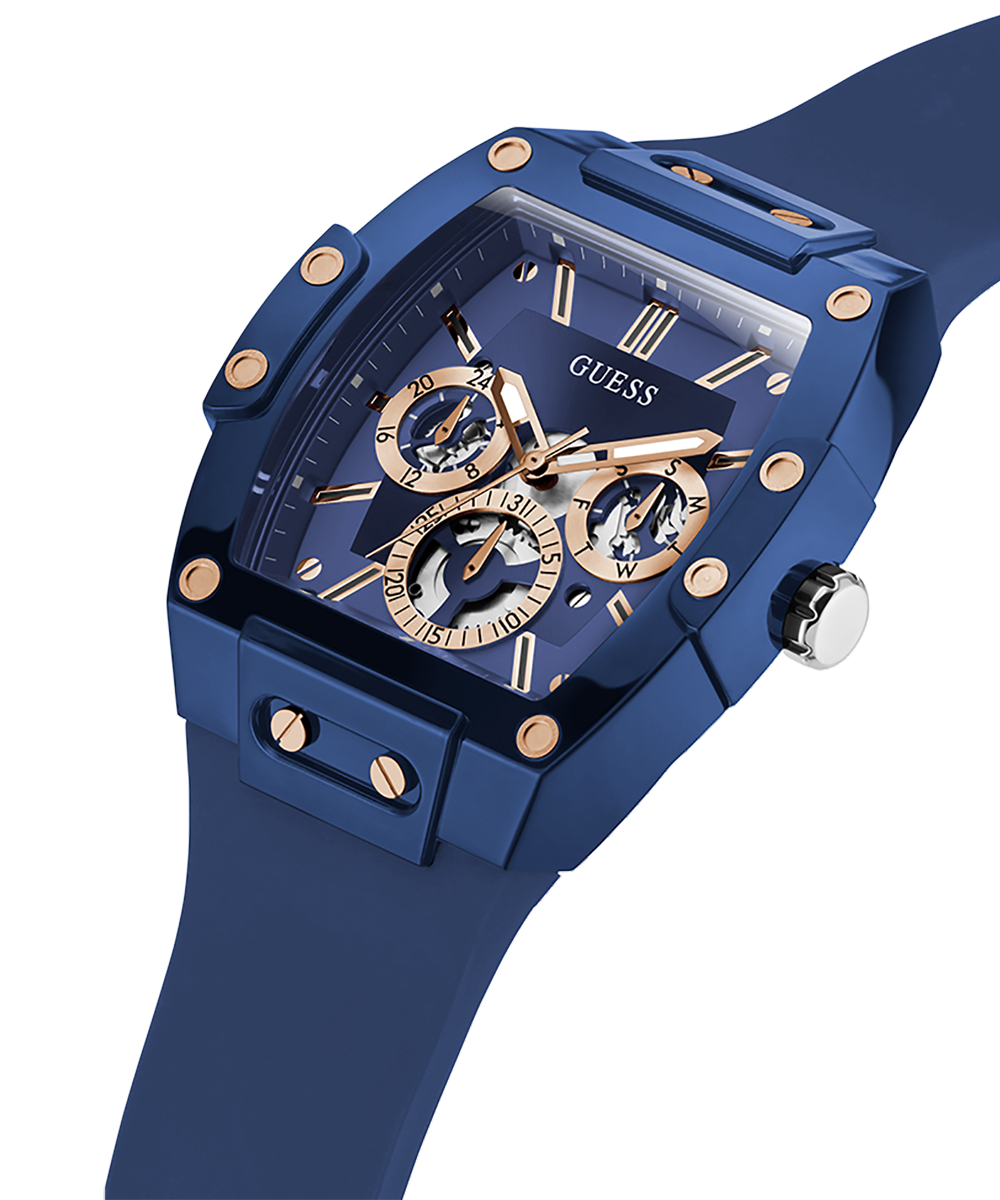 GUESS Mens Blue Multi-function Watch