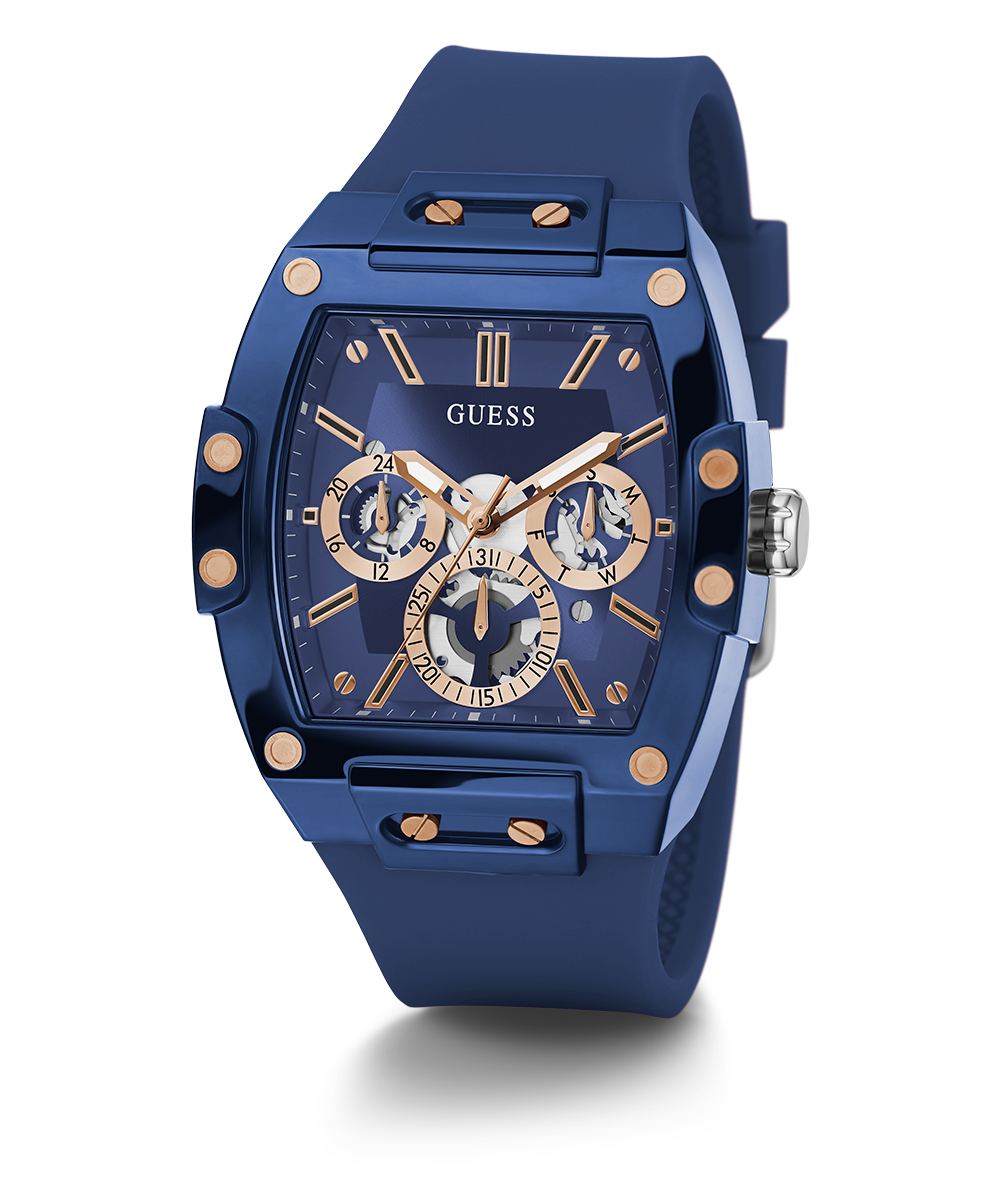 GUESS Mens Blue Multi-function Watch