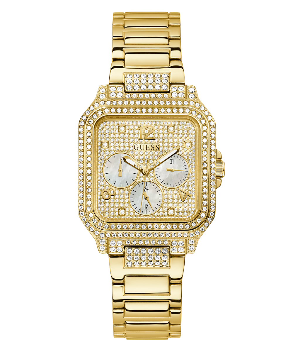 GUESS Ladies Gold Tone Multi-function Watch