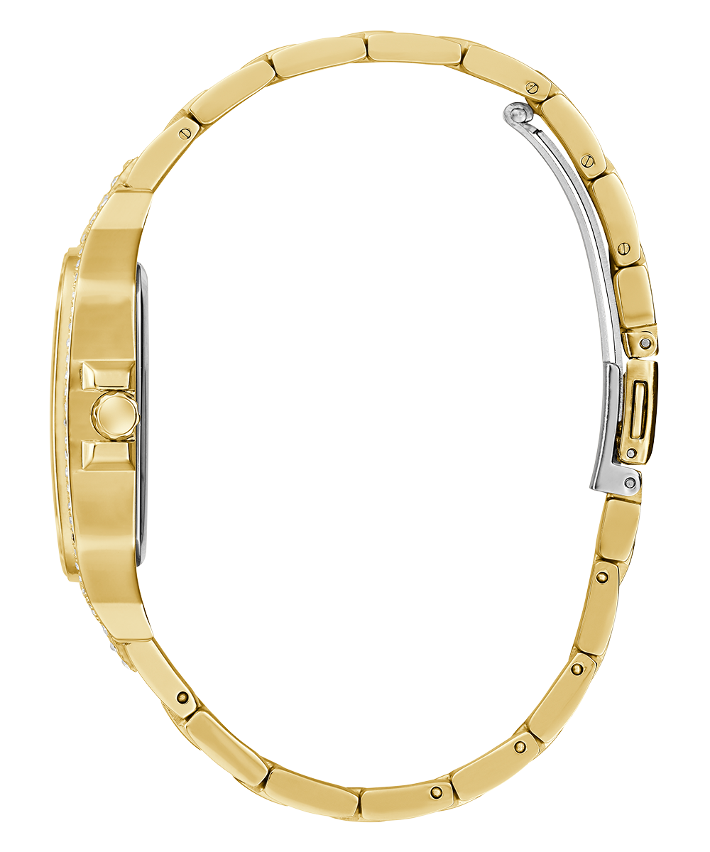 GUESS Ladies Gold Tone Multi-function Watch