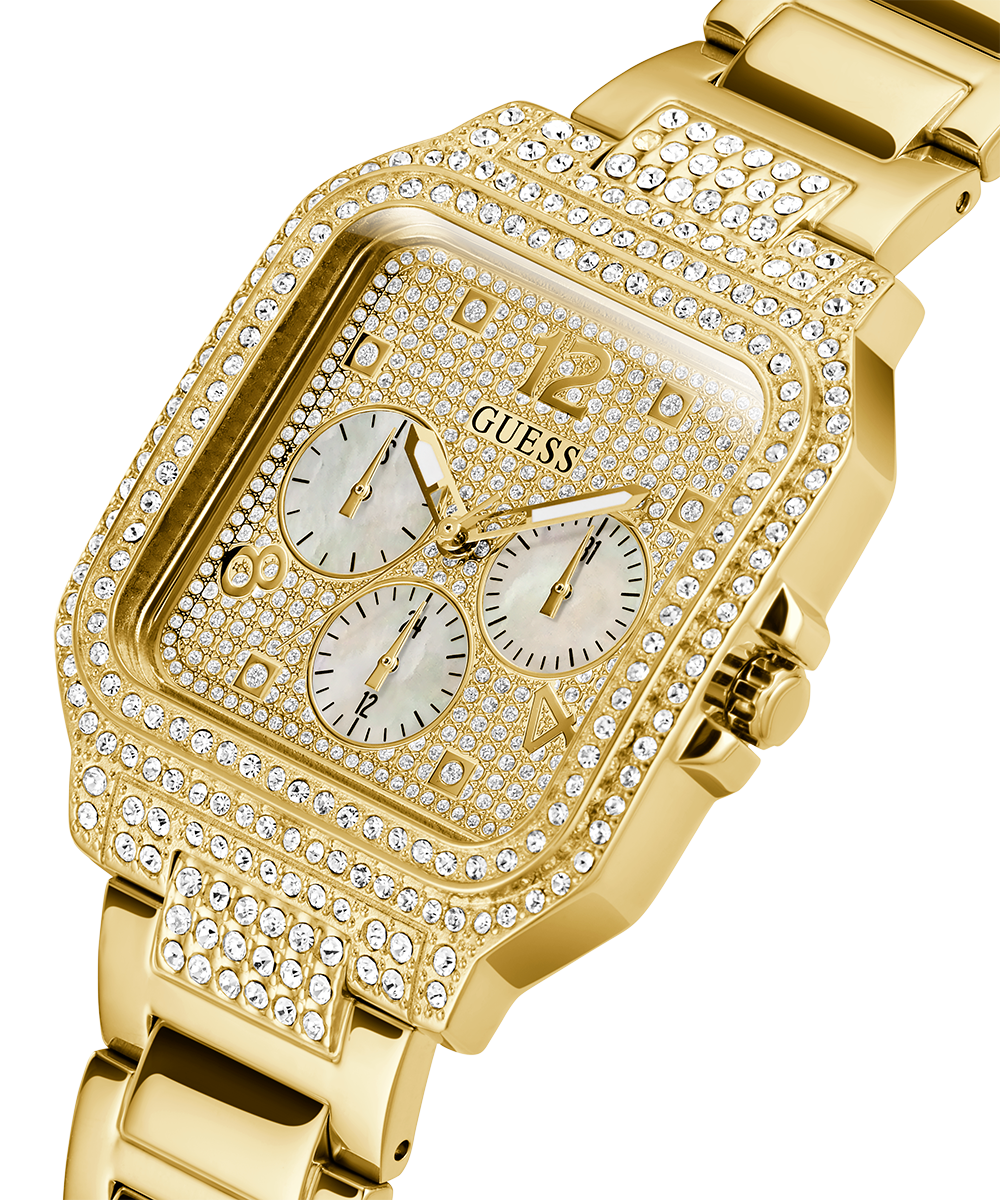GUESS Ladies Gold Tone Multi-function Watch