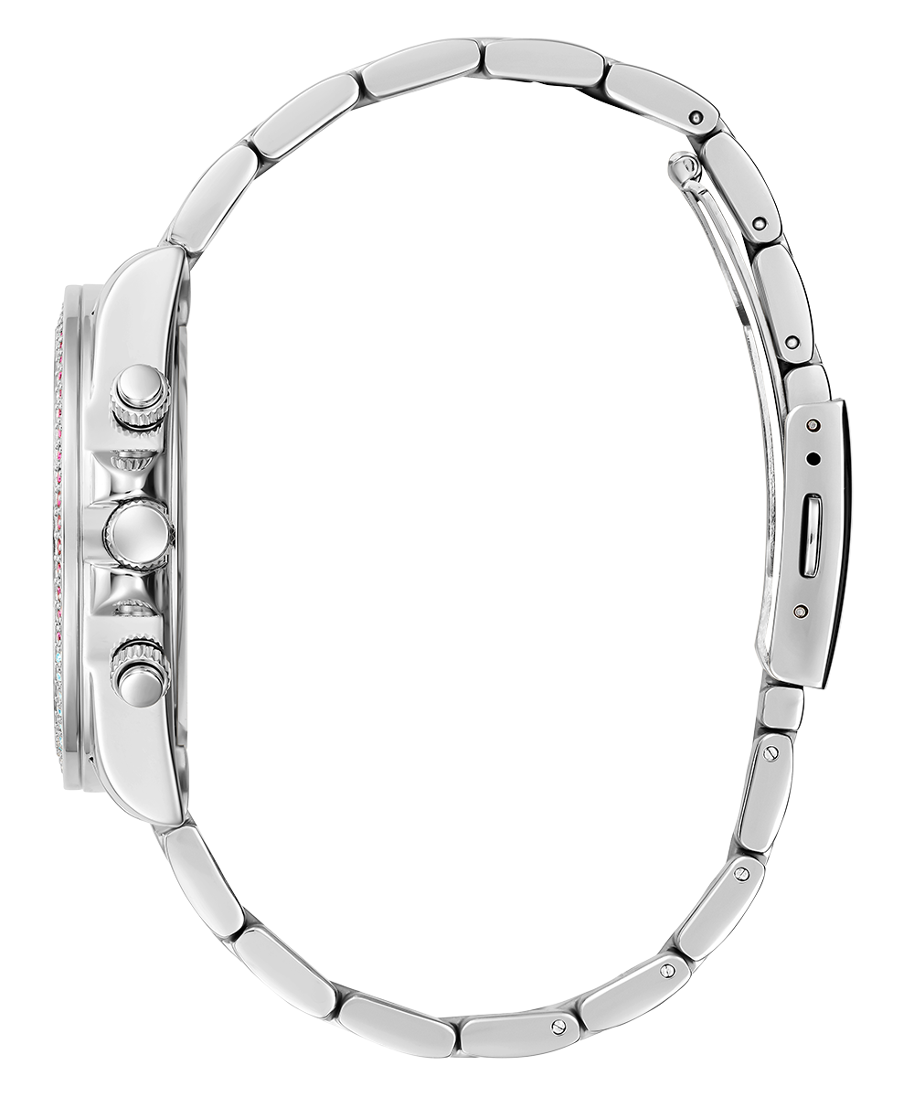 GUESS Ladies Silver Tone Analog Watch