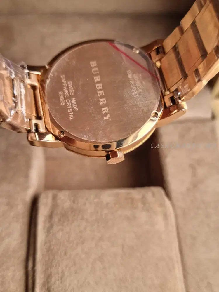 Burberry Bu9135 Rose Gold-Tone