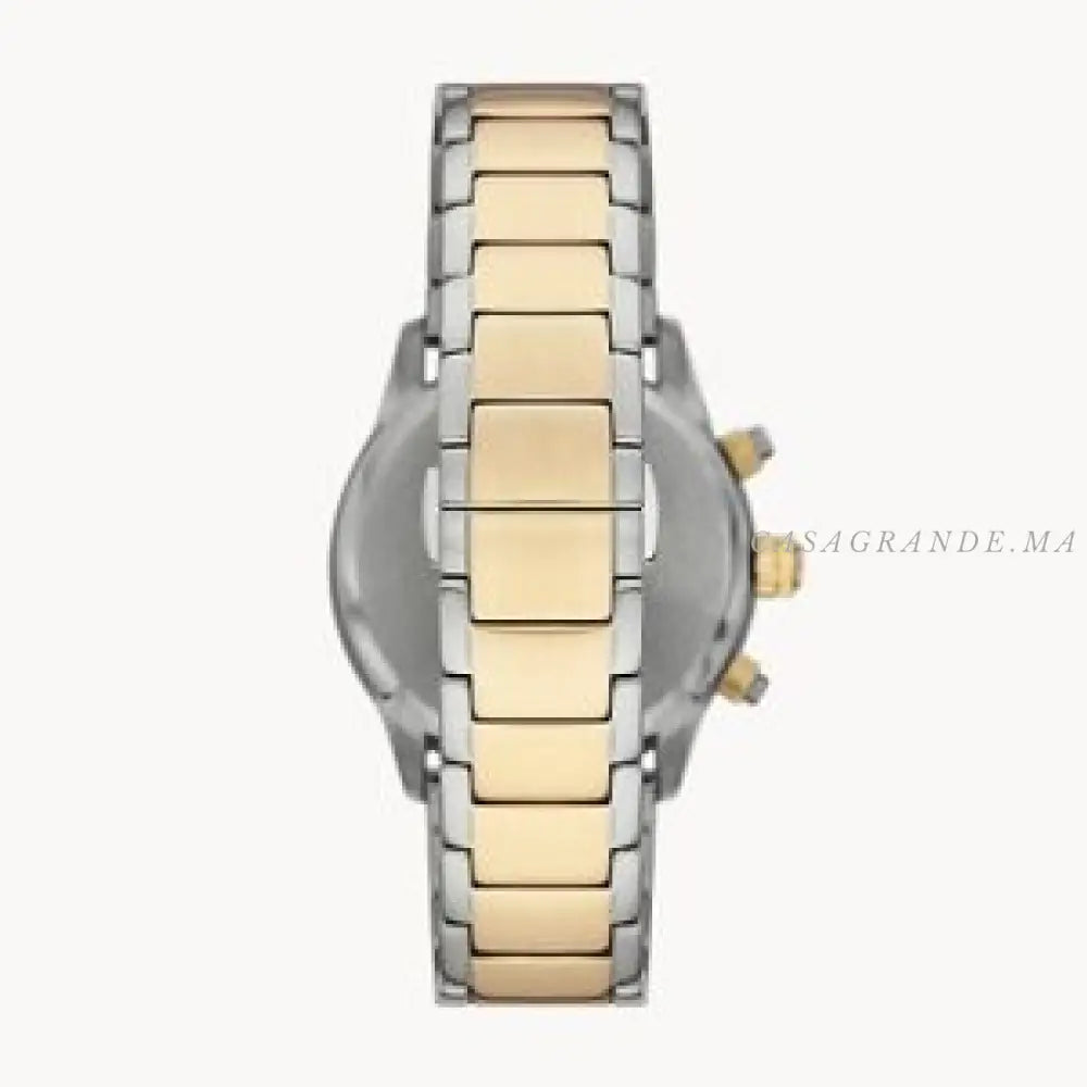 Emporio Armani Men’s Quartz Two-tone Stainless Steel Black Dial 43mm Watch AR11521