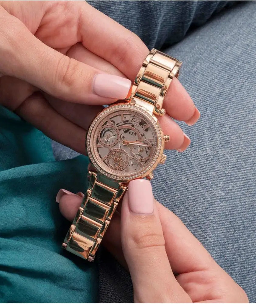 Guess Solstice ROSE GOLD Tone femme GW0403L3