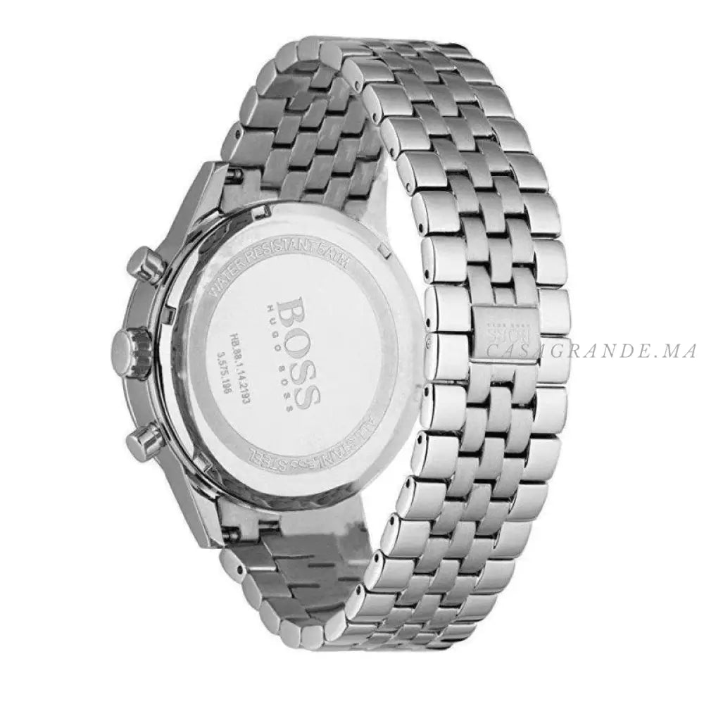 Hugo Boss Men’s Chronograph Quartz Stainless Steel Black Dial 44mm Watch 1513652