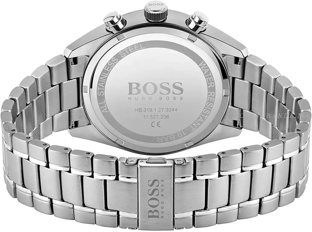Hugo Boss Men’s Quartz Stainless Steel Black Dial 44mm Watch 1513871
