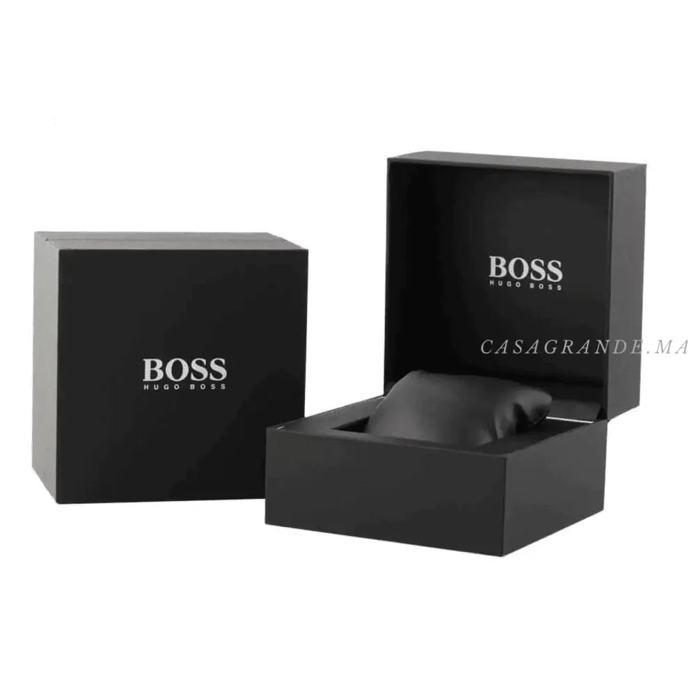 Hugo Boss Men’s Quartz Stainless Steel Black Dial 44mm Watch 1513871
