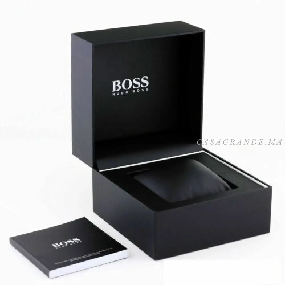 Hugo Boss Men’s Quartz Stainless Steel Black Dial 46mm Watch 1513275