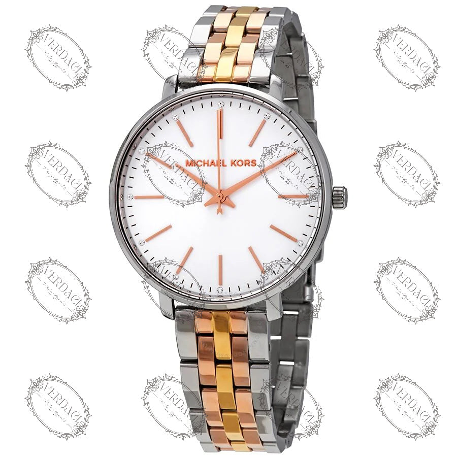 MICHAEL KORS PYPER TRI-TONE WATCH MK3901