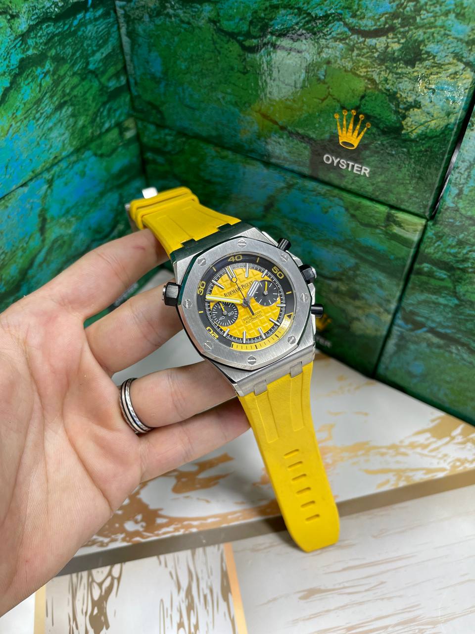 AUDEMARS OFFSHORE DIVER CHRONOGRAPHE 44 MM JAUNE