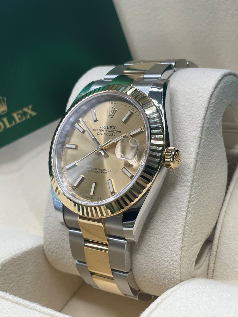 Datejust "Champagne" 41mm 126333 Bracelet Oyster