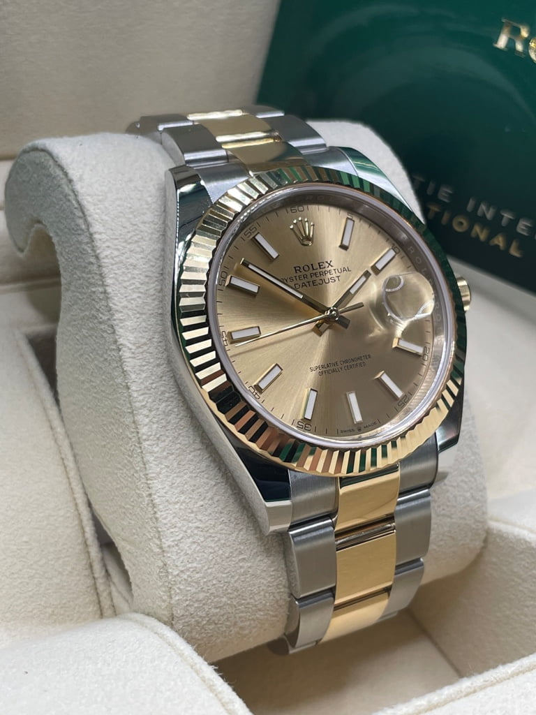 Datejust "Champagne" 41mm 126333 Bracelet Oyster