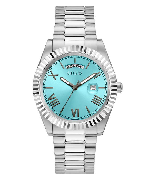 Montre Guess Silver Day-Date Homme GW0265G11