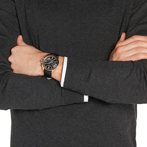 Montre HB1513092 Chronographe en Cuir Pour Homme