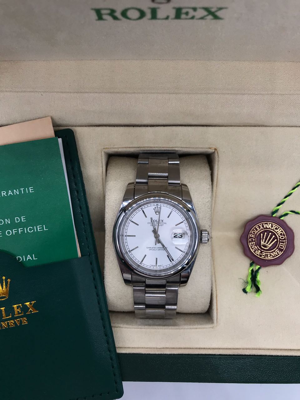 DATEJUST 16200 Blanc Pour Homme