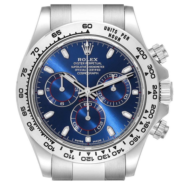 DAYTONA COSMOGRAPHE FOND BLEU 116509 POUR HOMME