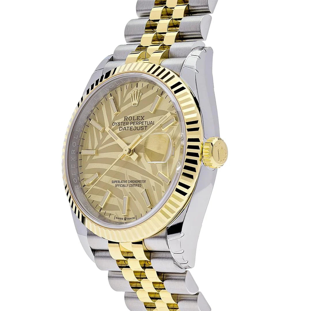 Datejust 36 mm Gold Palm 126233 Modèle 2021
