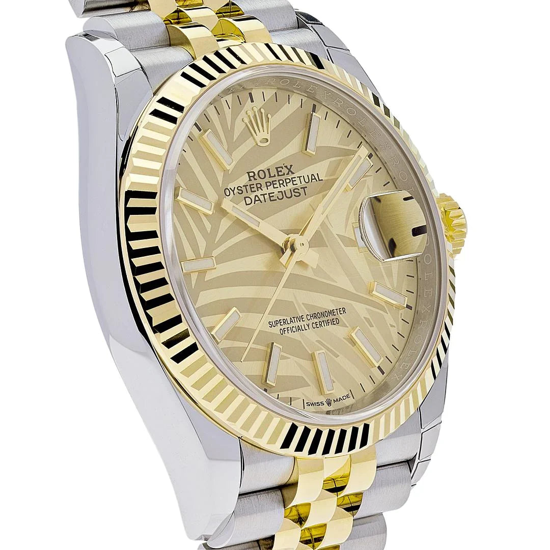 Datejust 36 mm Gold Palm 126233 Modèle 2021
