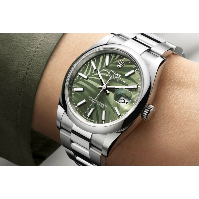Datejust 36 mm Palmier Vert 126200 Modèle 2021