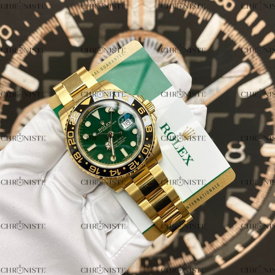 Rolex GMT Master II 116718LN Green Dial