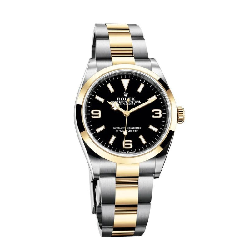 EXPLORER 1 36 MM FOND NOIR