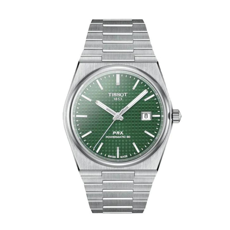 MONTRE TISSOT PXR POWERMATIC 80 FOND VERT