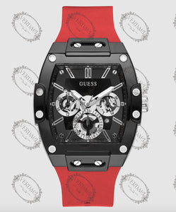 GUESS RED SILICONE WATCH