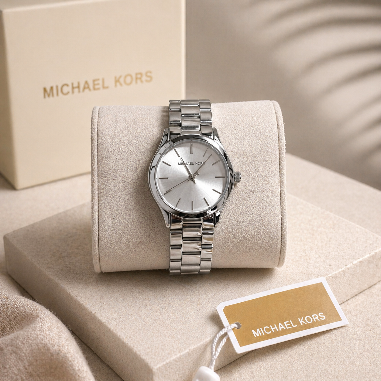 montre michael kors runway silver