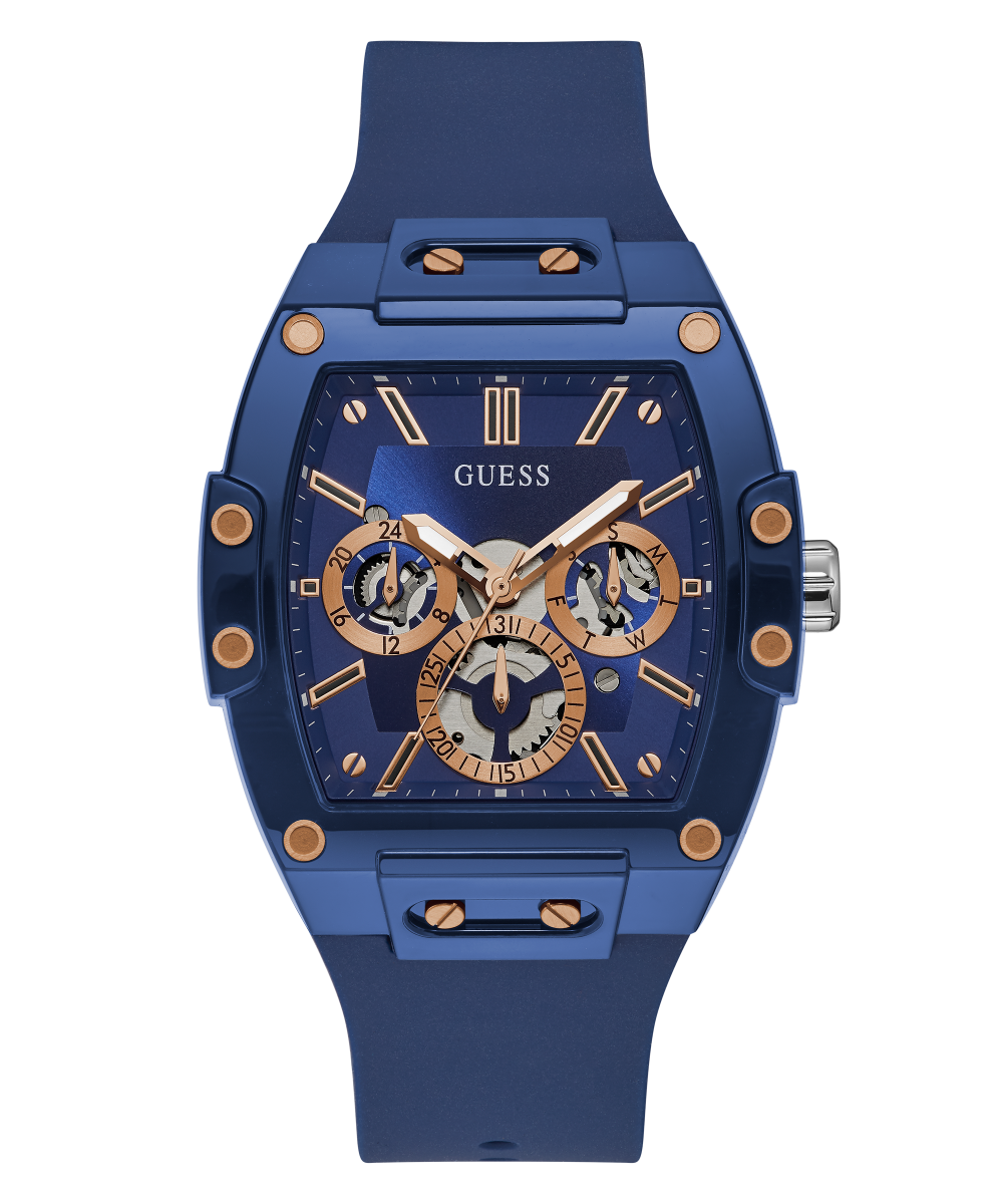 GUESS Mens Blue Multi-function Watch