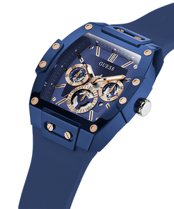 GUESS Mens Blue Multi-function Watch
