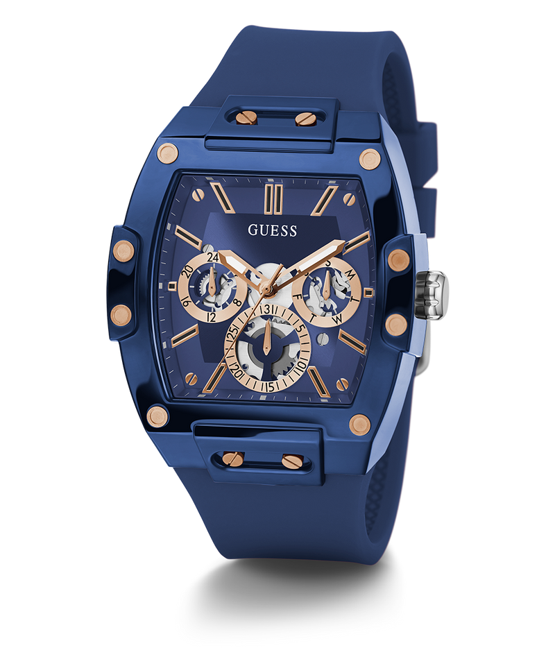 GUESS Mens Blue Multi-function Watch