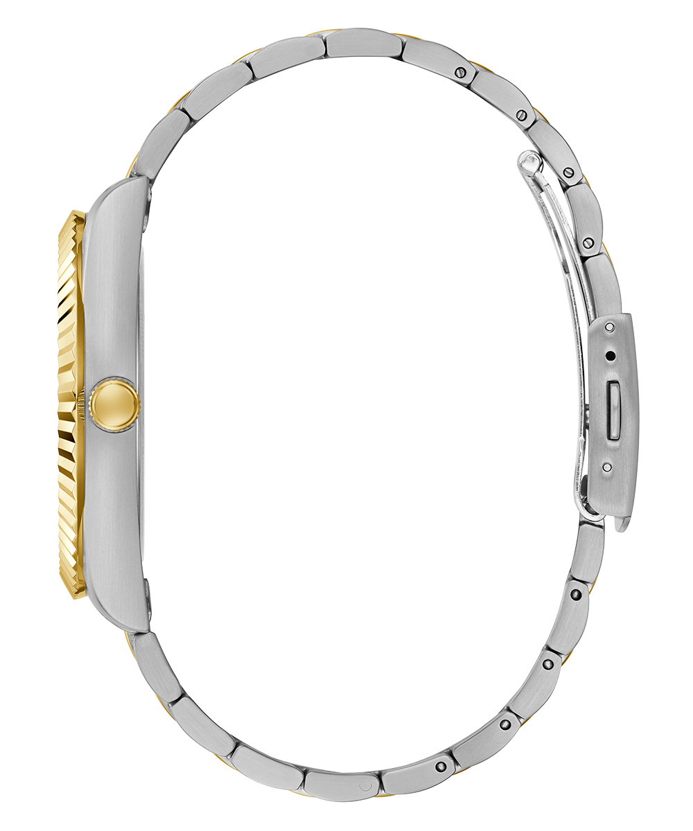 GUESS Mens 2-Tone Day/Date Watch