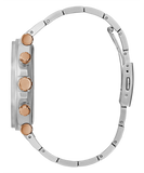 GUESS Mens Silver Tone Multi-function Watch