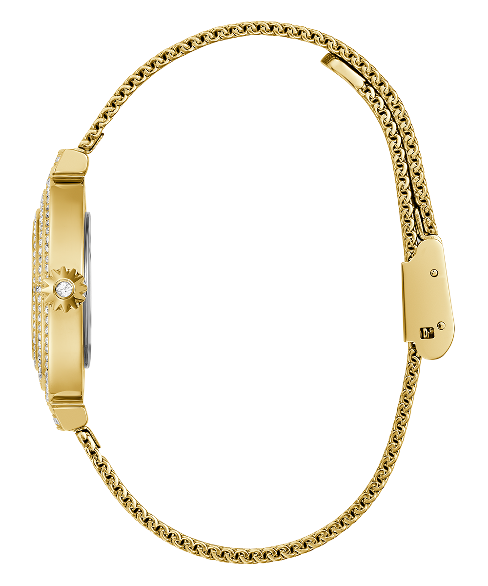 GUESS Ladies Gold Tone Analog Watch