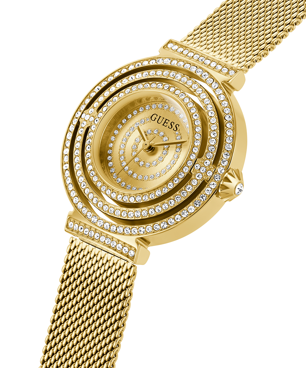 GUESS Ladies Gold Tone Analog Watch