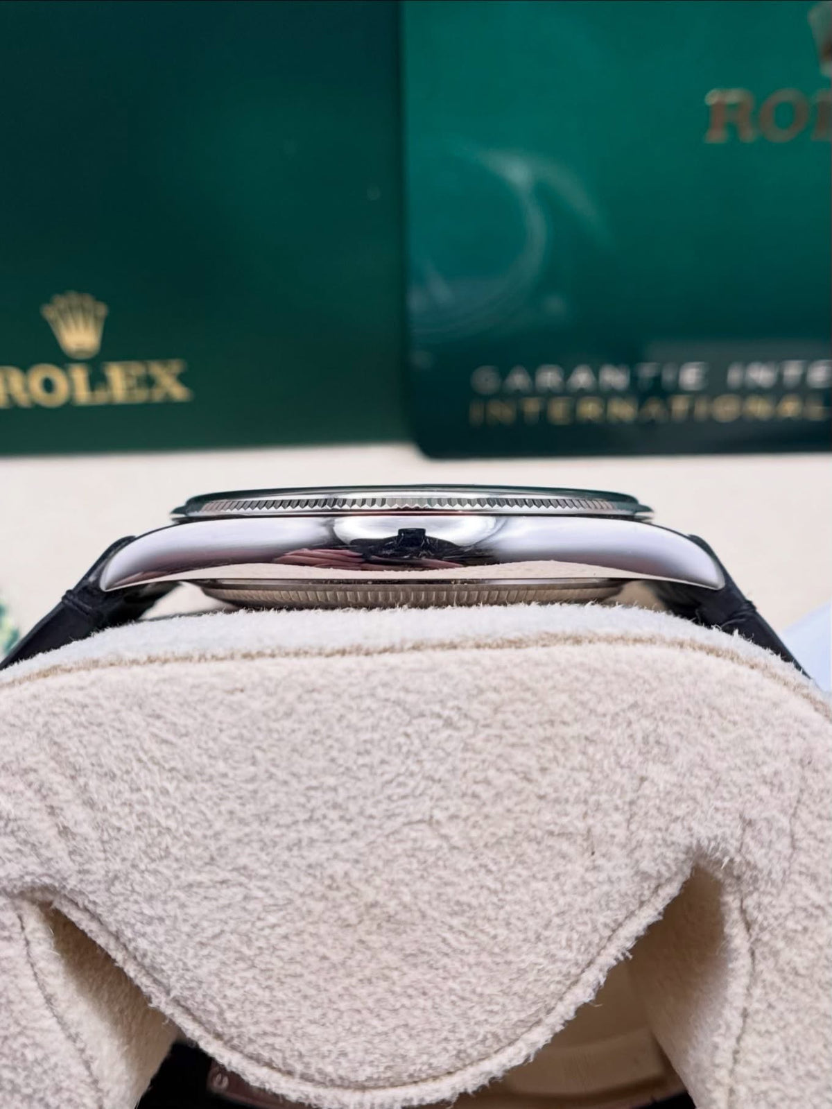 ROLEX PERPETUEL 1908 39 MM ACIER FOND NOIR