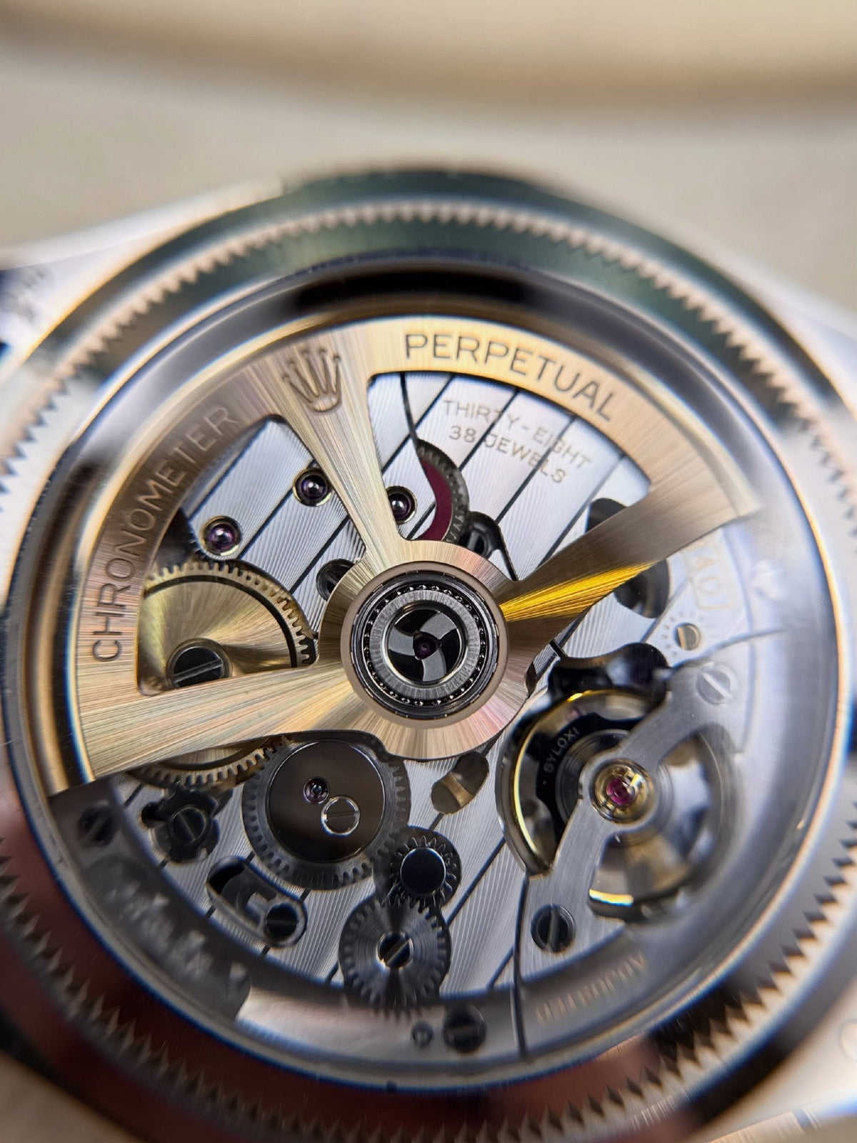 ROLEX PERPETUEL 1908 39 MM ACIER FOND NOIR