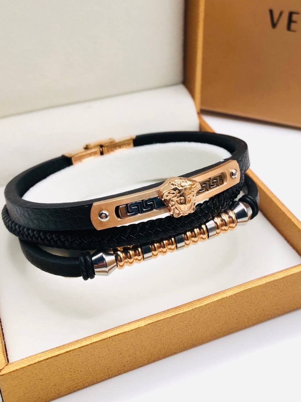 bracelet cuir  de Luxe Pour Homme / H30085