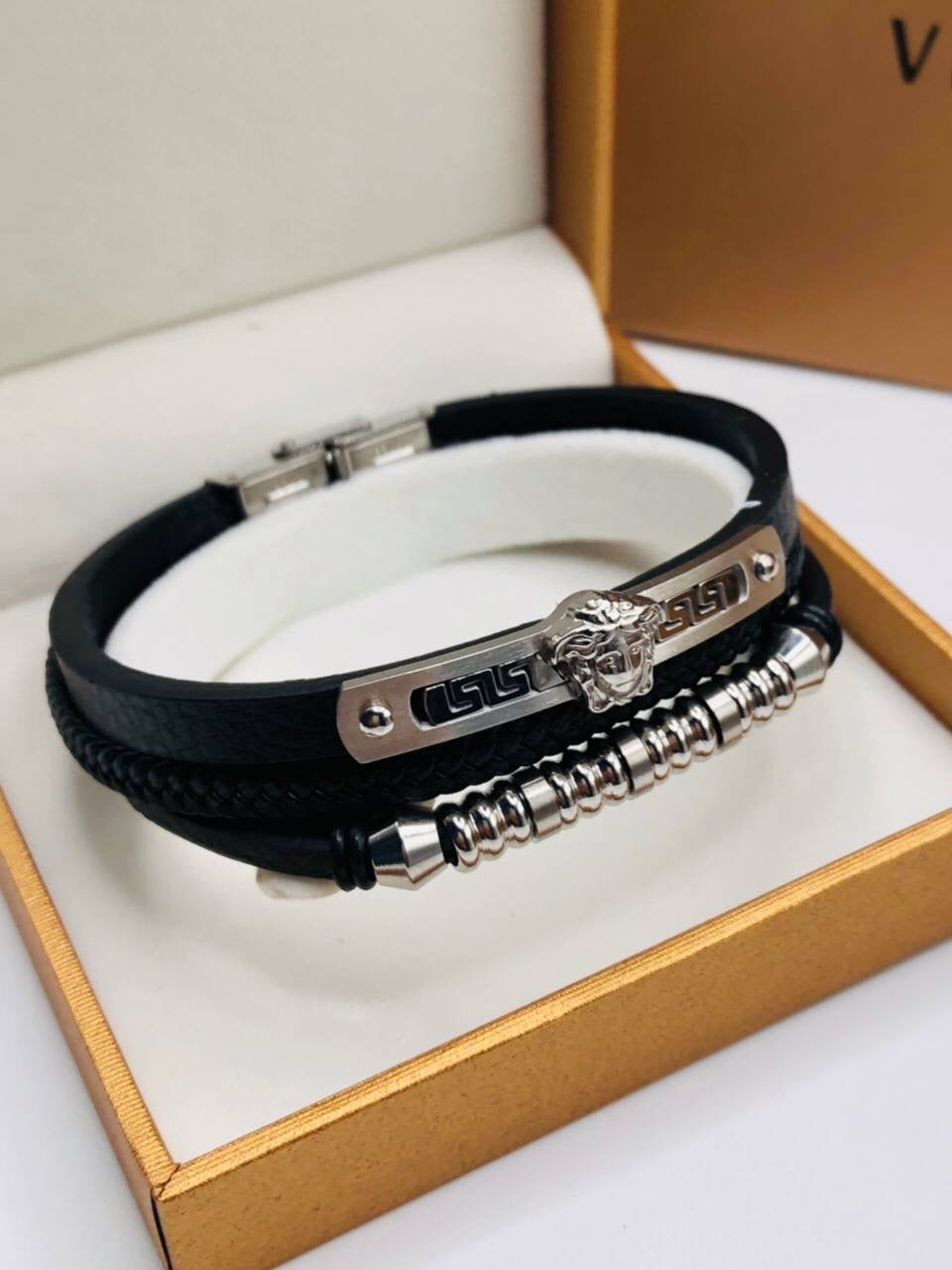 bracelet cuir  de Luxe Pour Homme / H30085