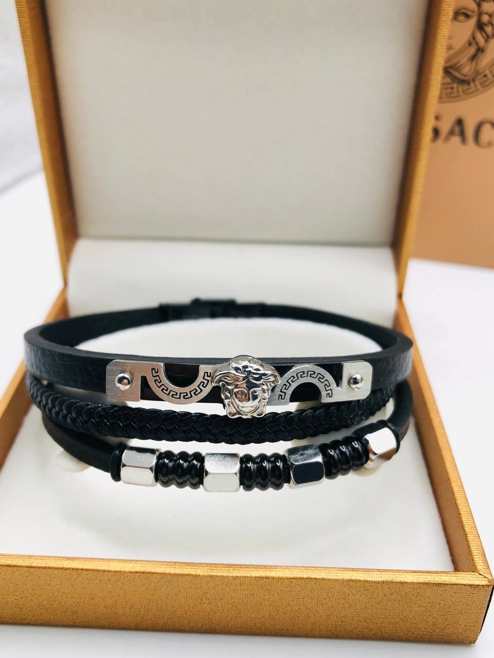 bracelet cuir  de Luxe Pour Homme / H30084