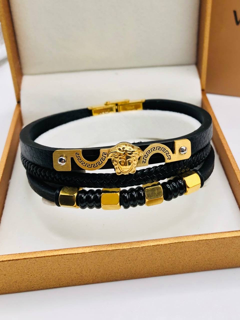bracelet cuir  de Luxe Pour Homme / H30084