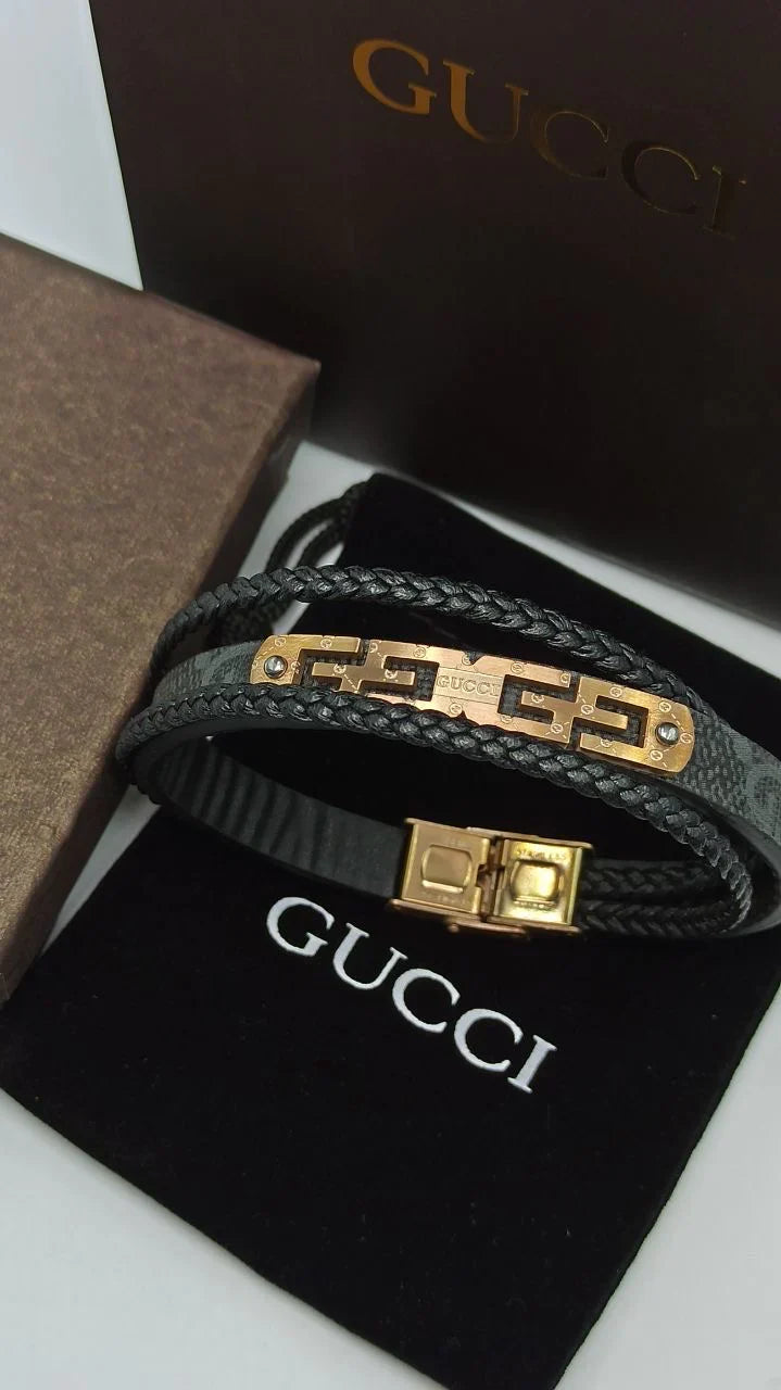 Bracelet de Luxe En Cuir Pour Homme / H30036