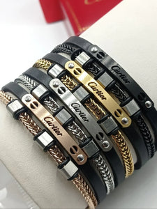 Bracelet de Luxe En Cuir Pour Homme / H30049