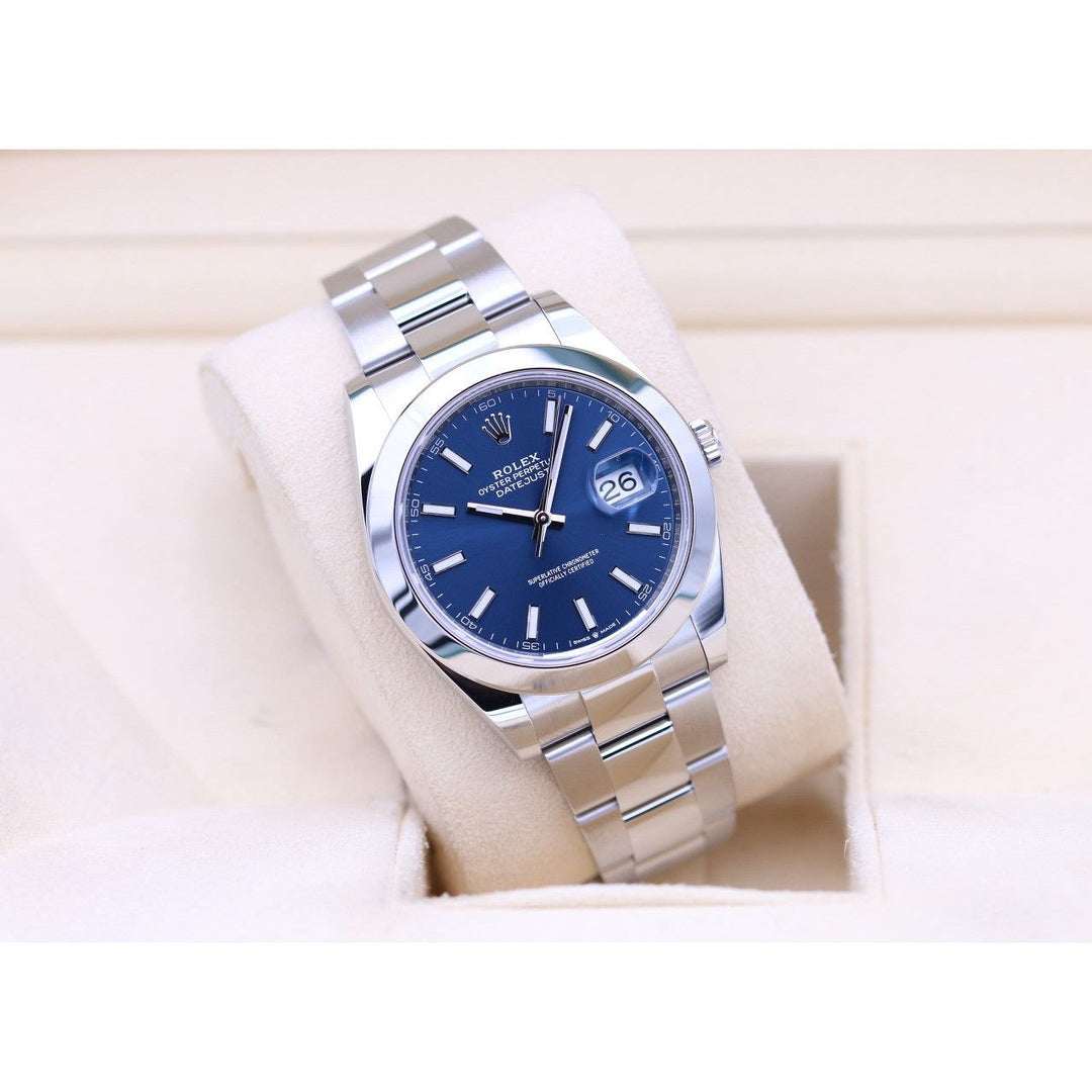 DATEJUST 126300 FOND BLEU OYSTER 41 MM