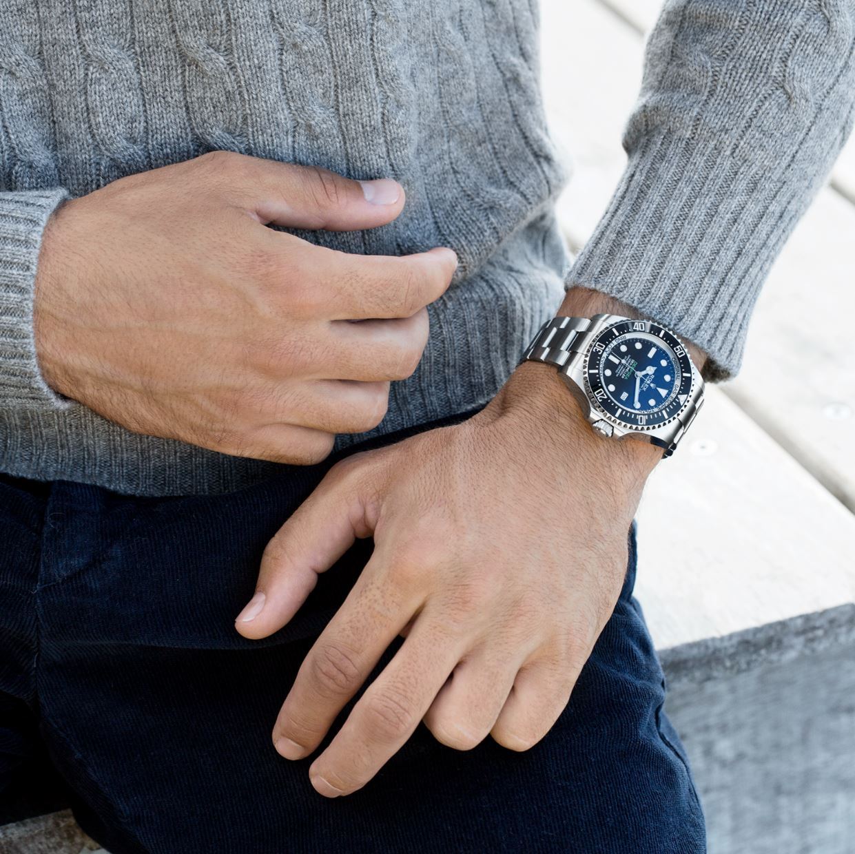 Rolex Sea Dweller Deepsea Cadran Bleu 126660 Pour Homme
