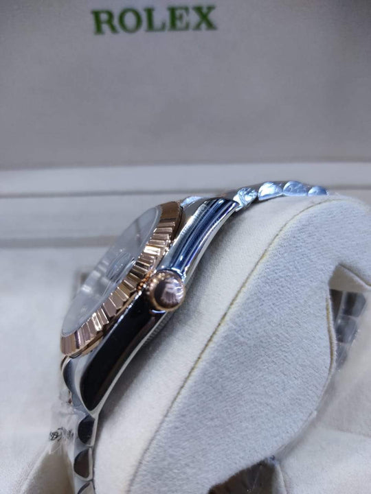 Datejust 36mm 2 Tones Fond Marron Pour Femme