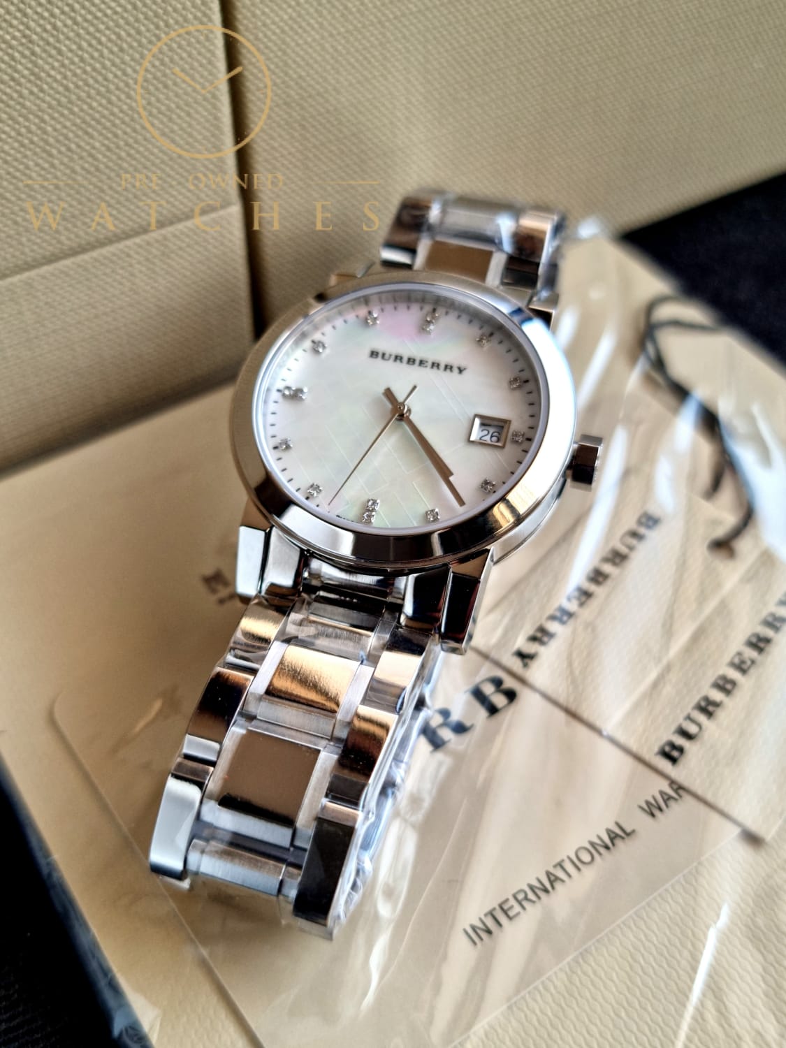 Swiss Rare Diamonds Silver 34 mm BU9125