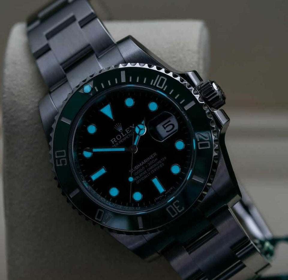 Montre RLX Submariner Vert "Hulk" 116610LV Pour Homme